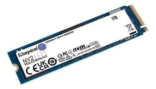 Ssd M2 1tb Kingston Nvme2 Pcie 4.0 3500 Mb/S Cor Preto Snv2 1000g